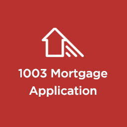 1003 Mortgage Application