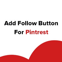 Add Follow Button For Pintrest