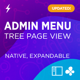 Admin Menu Tree Page View