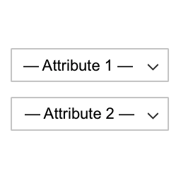 Attribute Dropdowns