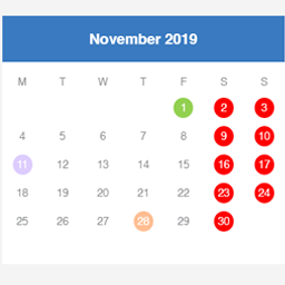 Availability Calendar