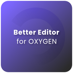 Better Editor for Oxygen