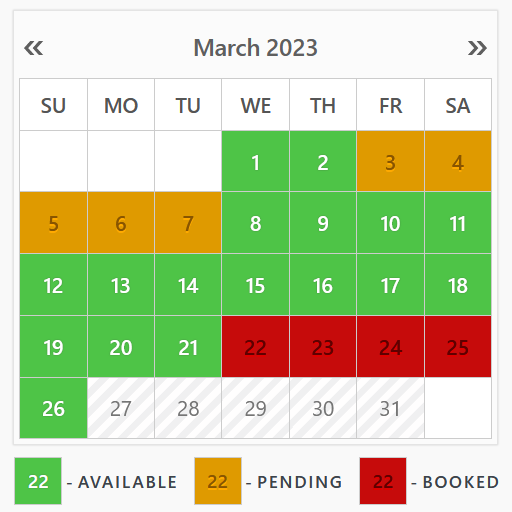 Booking Calendar