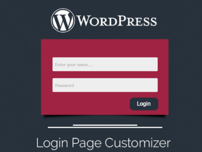 Custom Login Page Customizer | admin login, client login and forgot password forms/pages