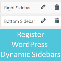 Dynamically Register Sidebars