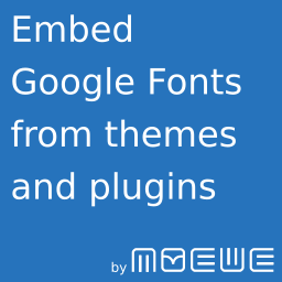 Embed Google Fonts