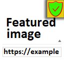 External url as post Featured Image (thumbnail)