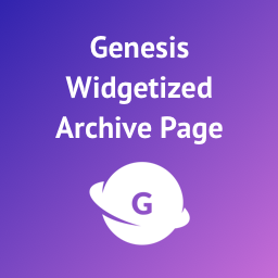 Genesis Widgetized Archive