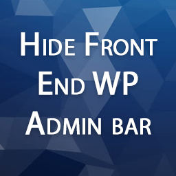 Hide Front End WP Admin Bar