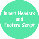 Insert Headers and Footers Code – HT Script