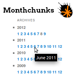 Monthchunks