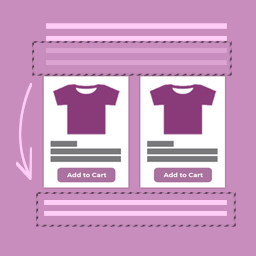 Move Category description under products for WooCommerce