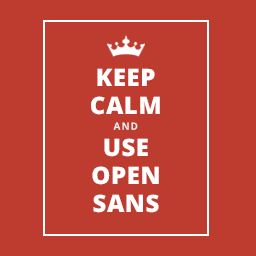 OpenSans FTW