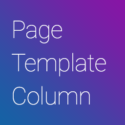 Page Template Column