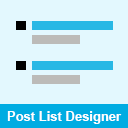 Posts List Designer by Category – List Category Posts Or Recent Posts