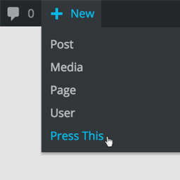 Press This New Post