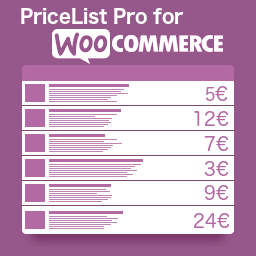 PriceList for WooCommerce