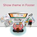 Show Theme in Footer