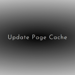 Update Page Cache