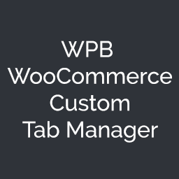 WPB Custom Tab Manager for WooCommerce